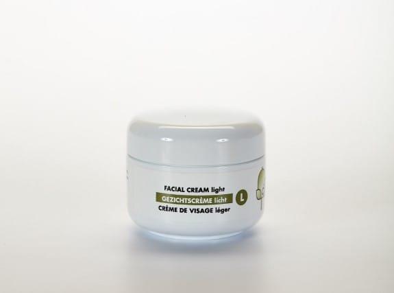 Pot de crème de visage légère FACIAL CREAM light pour soins du visage