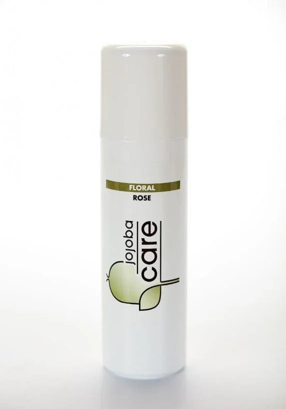 Flacon blanc de soin visage Jojoba Care Floral Rose