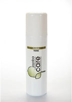 Tonique floral Jojoba Care pour le soin du visage en flacon blanc.