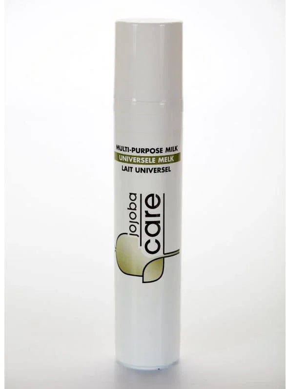 Lait universel hydratant Jojoba Care pour le soin du corps et du visage.